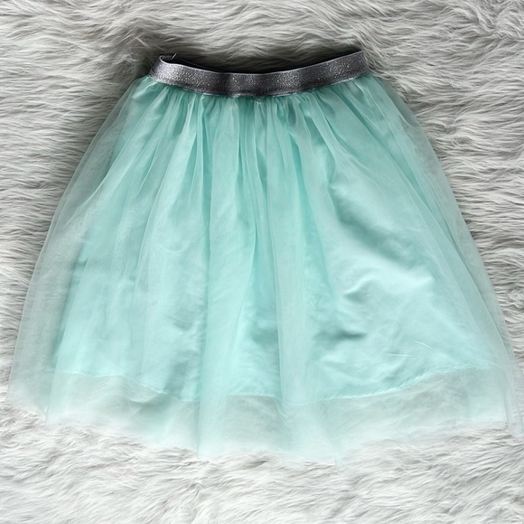 Cat & Jack Mint Green Tulle Skirt - Picture 4 of 5